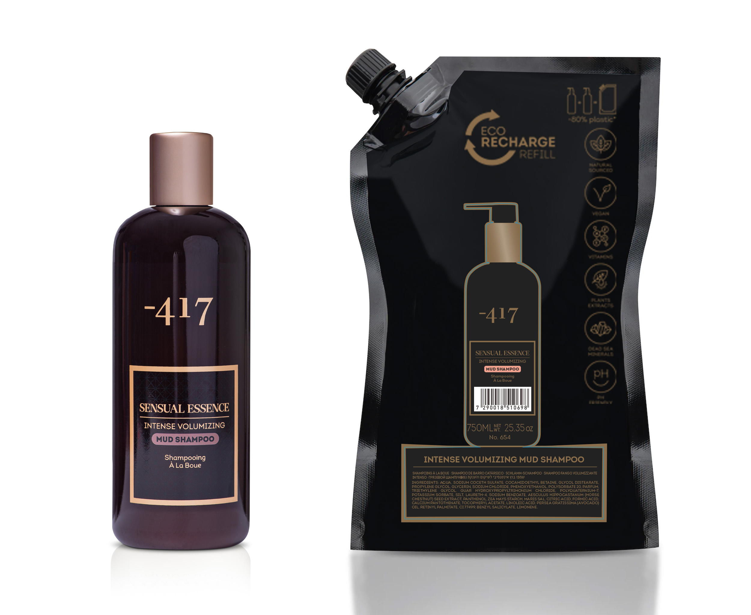 refill mud shampoo + mud shampoo